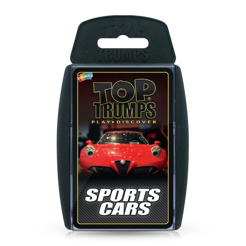 Top Trumps Card لعبة Sports Cars Edition مع Speed, Engine & Racing Facts