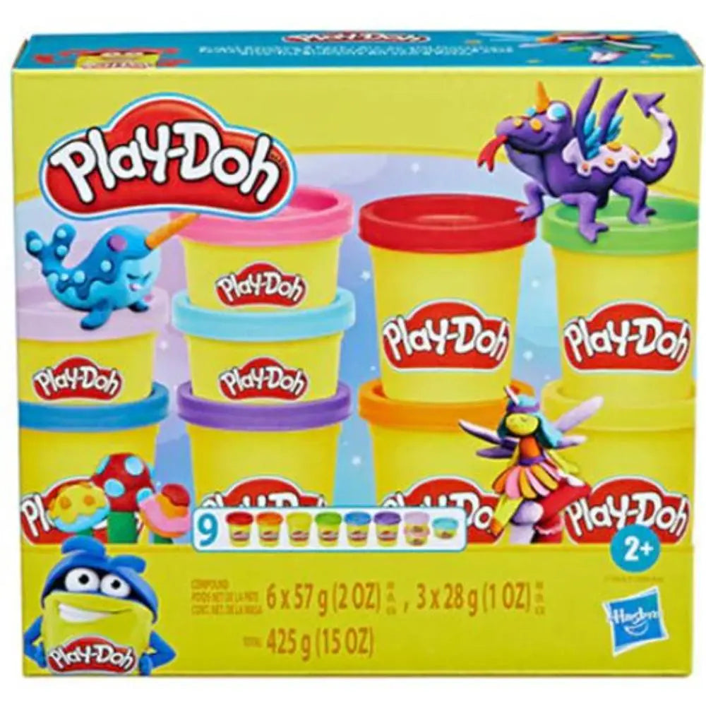 Playdoh Colorful Comp. 9Pack 2Asst