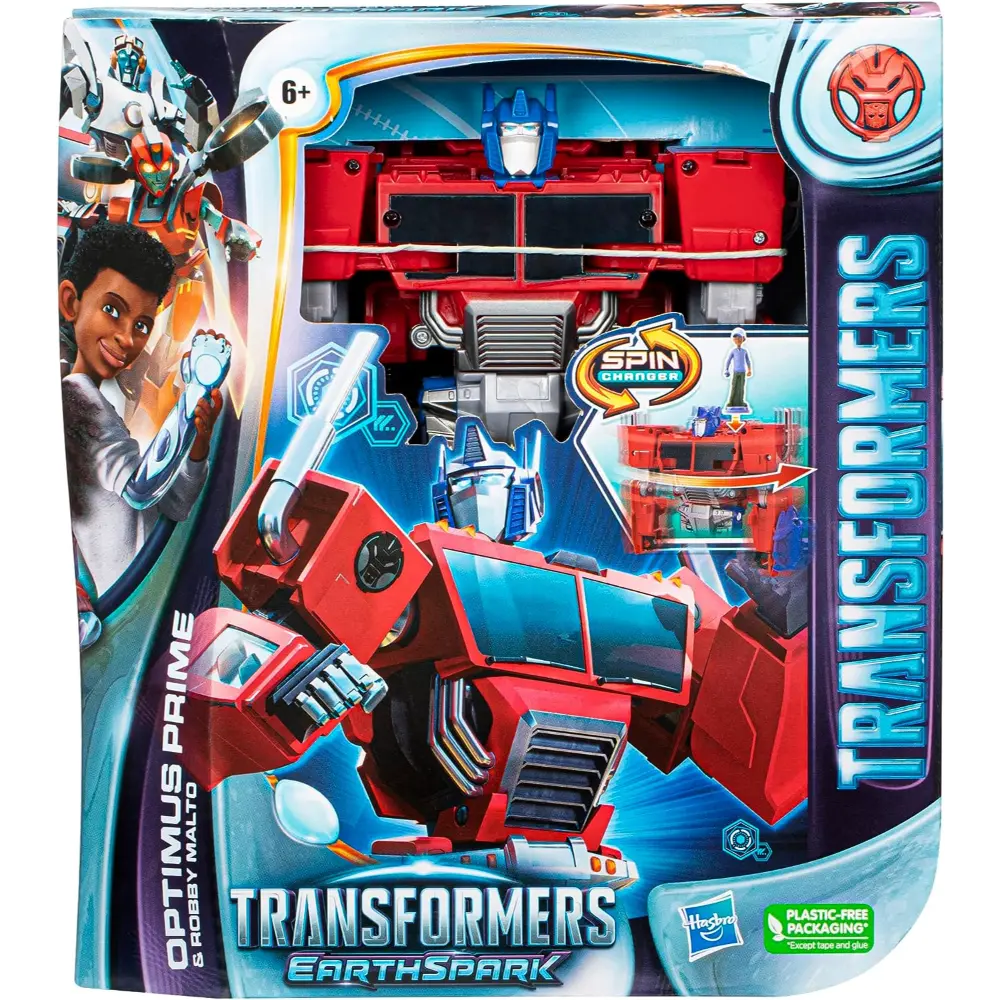 Earthspark Spinchanger Optimus Prime