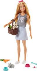 Barbie Dolls & Pets Playset with Accessories