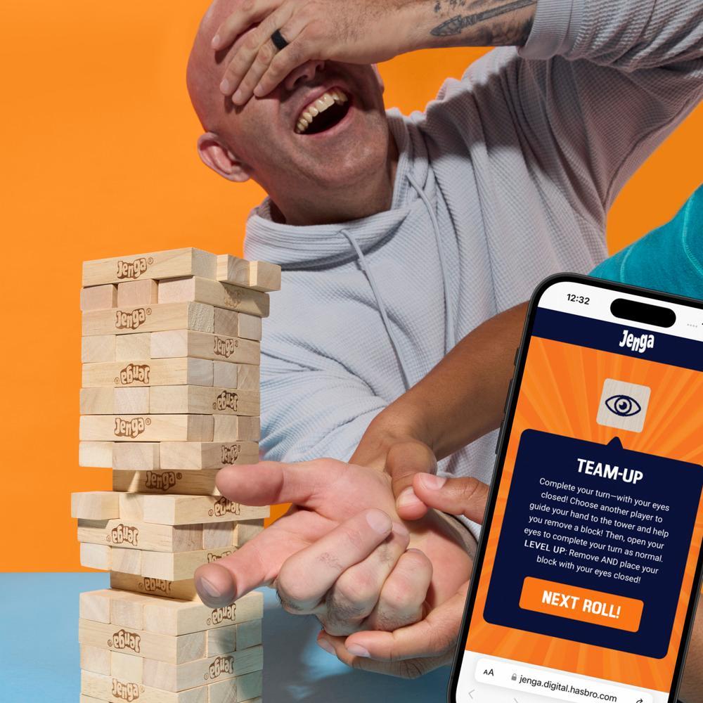 Hasbro Jenga Classic Wooden Block Stacking لعبة