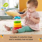 Fisher-Price Rock-Stack Eco-Friendly Baby Toy Classic Stacking Rings