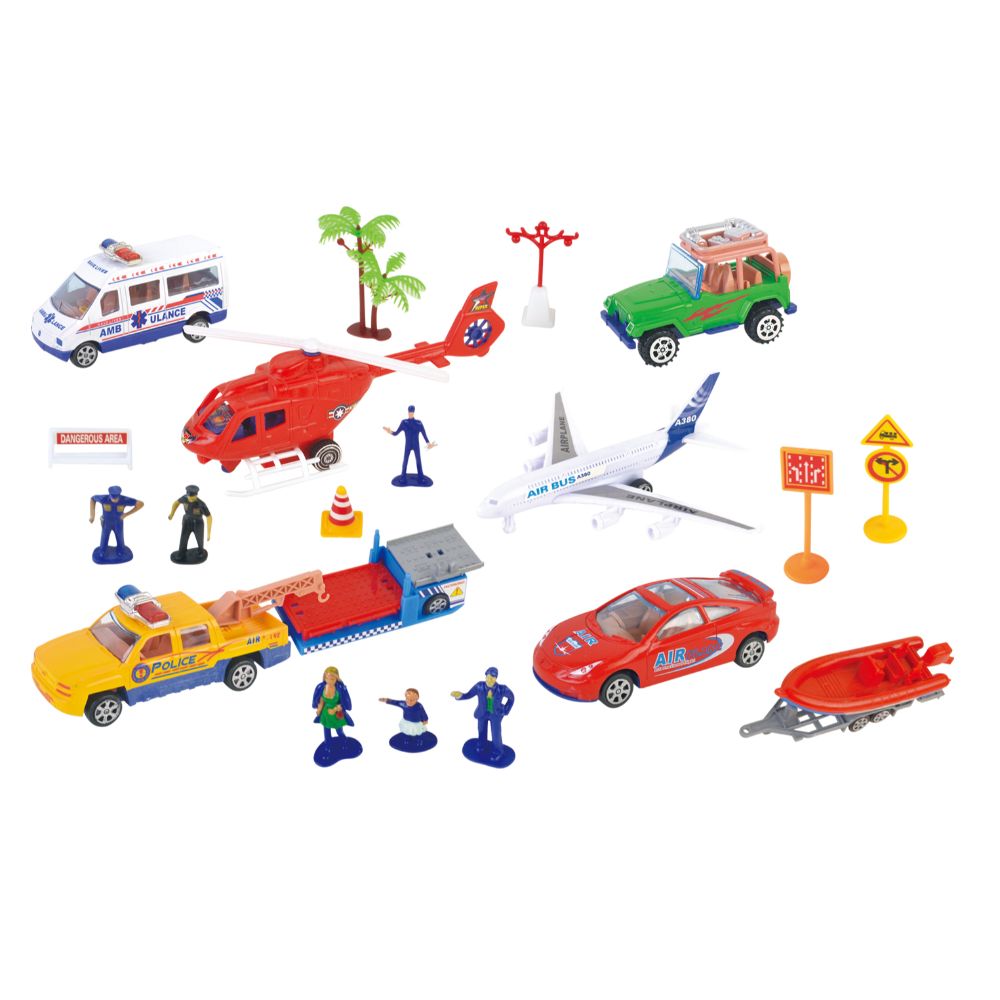 Power JoyVroom Vroom Airport مجموعة لعب M تشكيلة