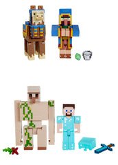 Minecraft Craft-A-Block Figure Assorted Collectible Toy for Kids - Random Selection