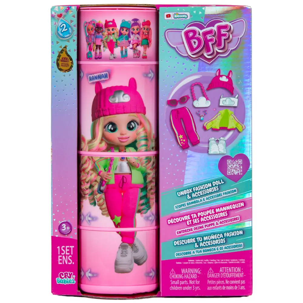 Cry Babies BFF Doll Hanna 8Inch