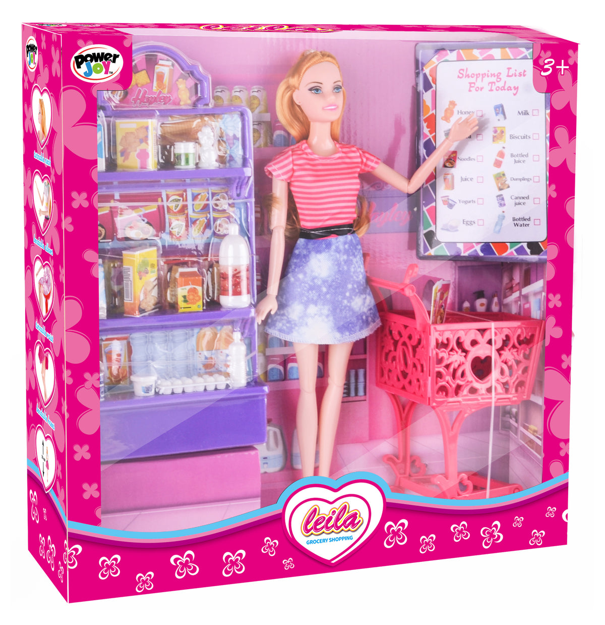 Power Joy Leila Grocery Shop Fashion Doll Set  Assortment - 30 cm