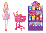 Power Joy Leila Grocery Shop Fashion Doll Set  Assortment - 30 cm
