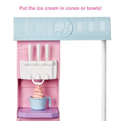 Barbie Ice Cream Shopkeeper Playset for Kids