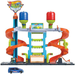 Hot Wheels City Mega Tower Car Wash Playset