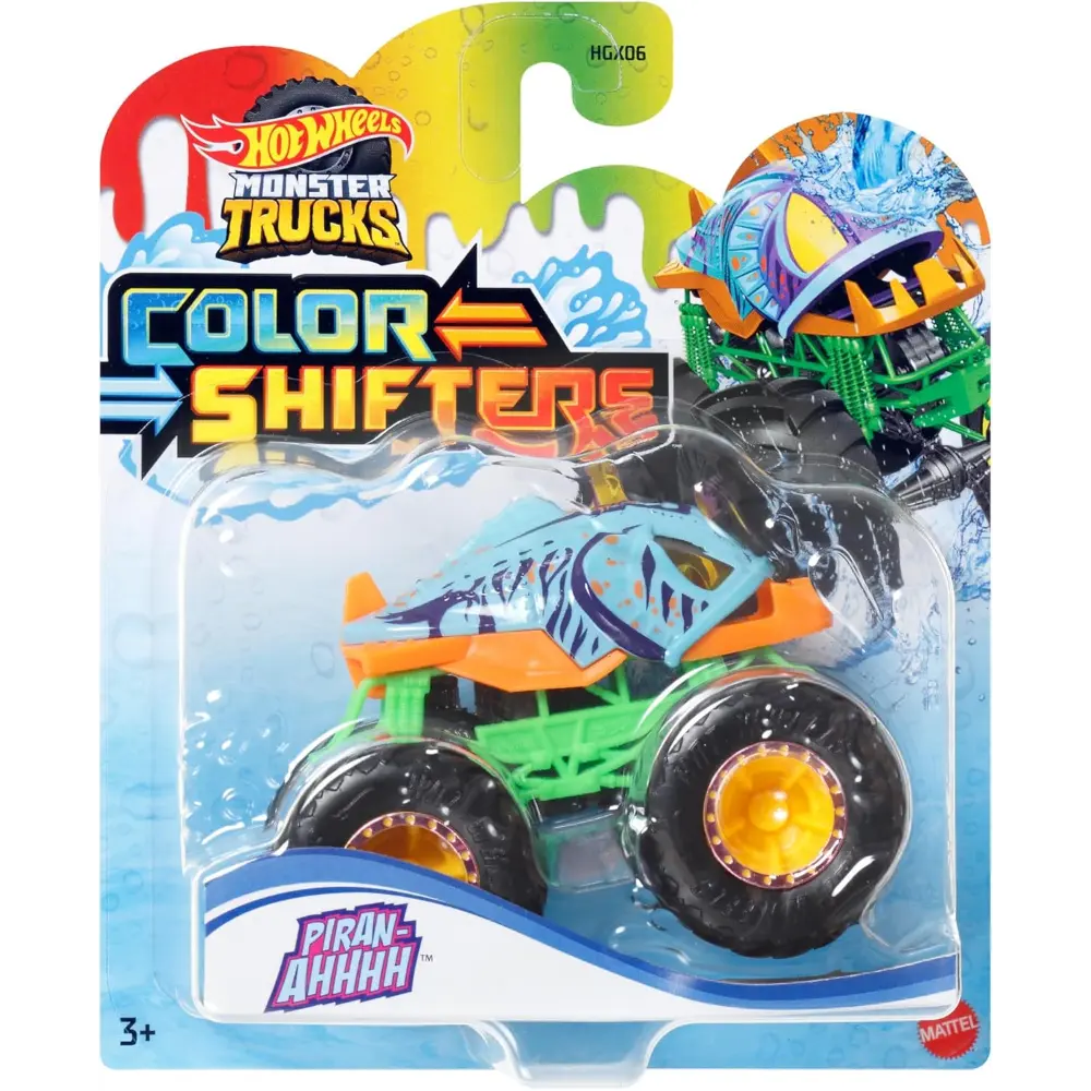 Hot Wheels Monster Trucks Color Shifters Night Shifter متنوع Colours