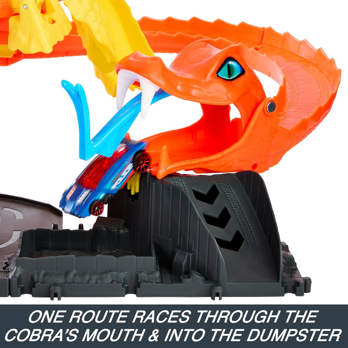 Hot Wheels City Snake & Pizza Shop Playset