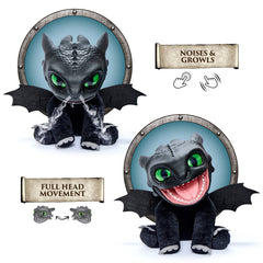 How to Train your Dragon Realfx Toothless Puppetronic Toys