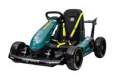 Aston Martin F1 Team 12V Go Kart for Kids Ride-On