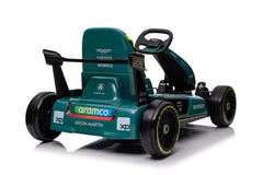 Aston Martin F1 Team 12V Go Kart for Kids Ride-On