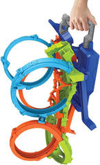 ot Wheels Action 4-Loop Crashout 1:64 Track Set for Kids