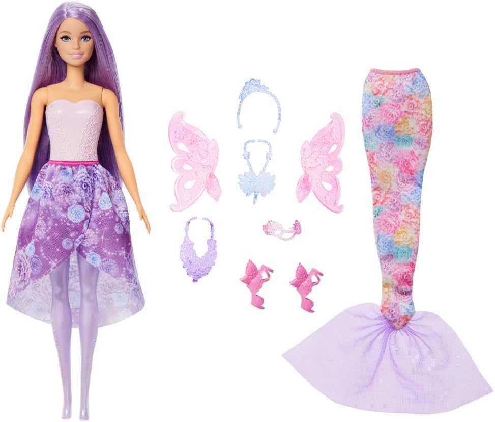 Barbie Dreamtopia Dress Up Barbie Doll Fashion Play Toy for Kids