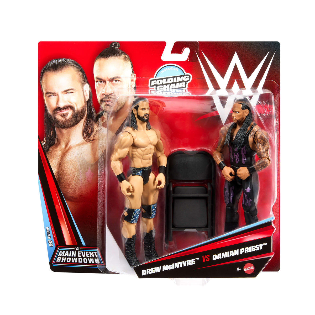WWE Drew McIntyre vs Damian Priest 6 Inch Action Figure 2-Pack with Accessory