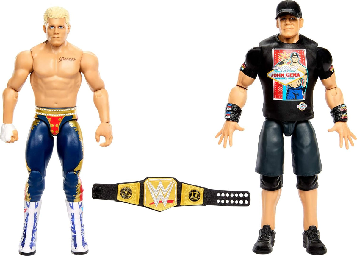 WWE John Cena vs Cody Rhodes ٦-بوصة Action Figure ٢-Pack