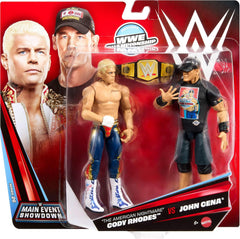 WWE John Cena vs Cody Rhodes 6-Inch Action Figure 2-Pack