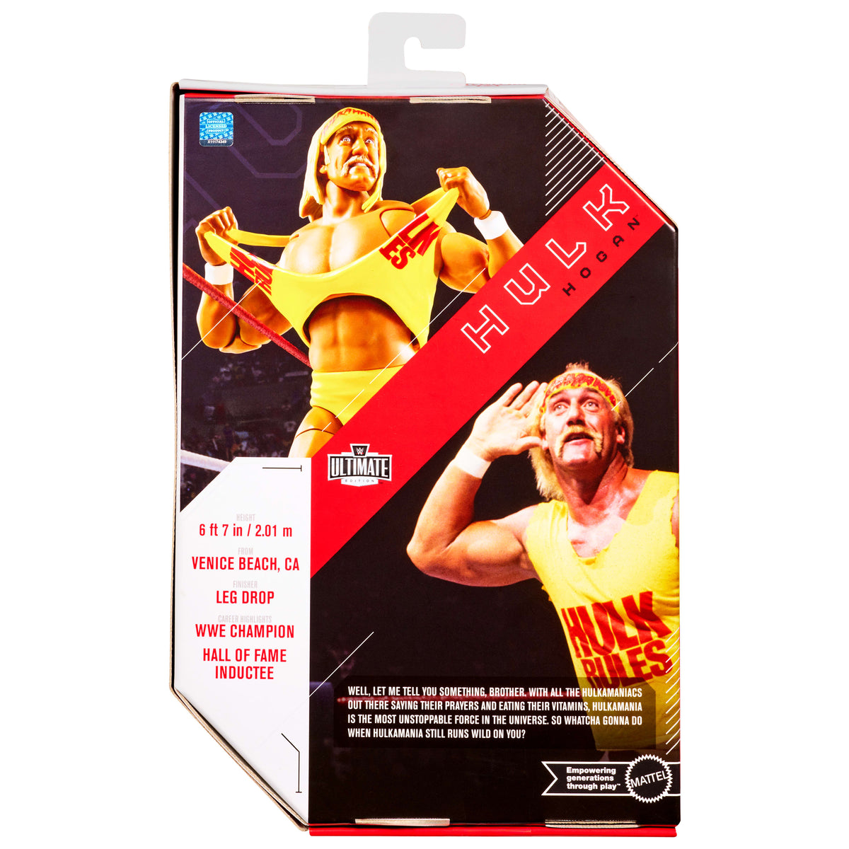 WWE Ultimate Edition Hulk Hogan Action Figure - 6 Inch