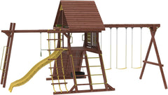 Discovery Den Monkey Bar Swing Set  - Multi-Activity Outdoor Play for Kids