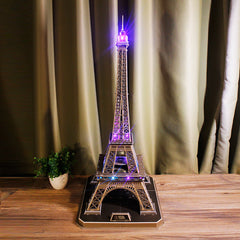 3D PUZZLE LED EIFFEL TOWER 84-PIECE, BAT