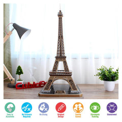 3D PUZZLE LED EIFFEL TOWER 84-PIECE, BAT