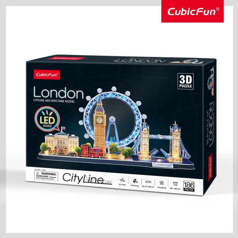 CubicFun 3D Puzzles City Line London 186-pieces
