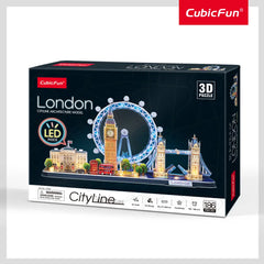 ألغاز ثلاثية الأبعاد من CubicFun، سلسلة المدن، لندن، 186 قطعة.