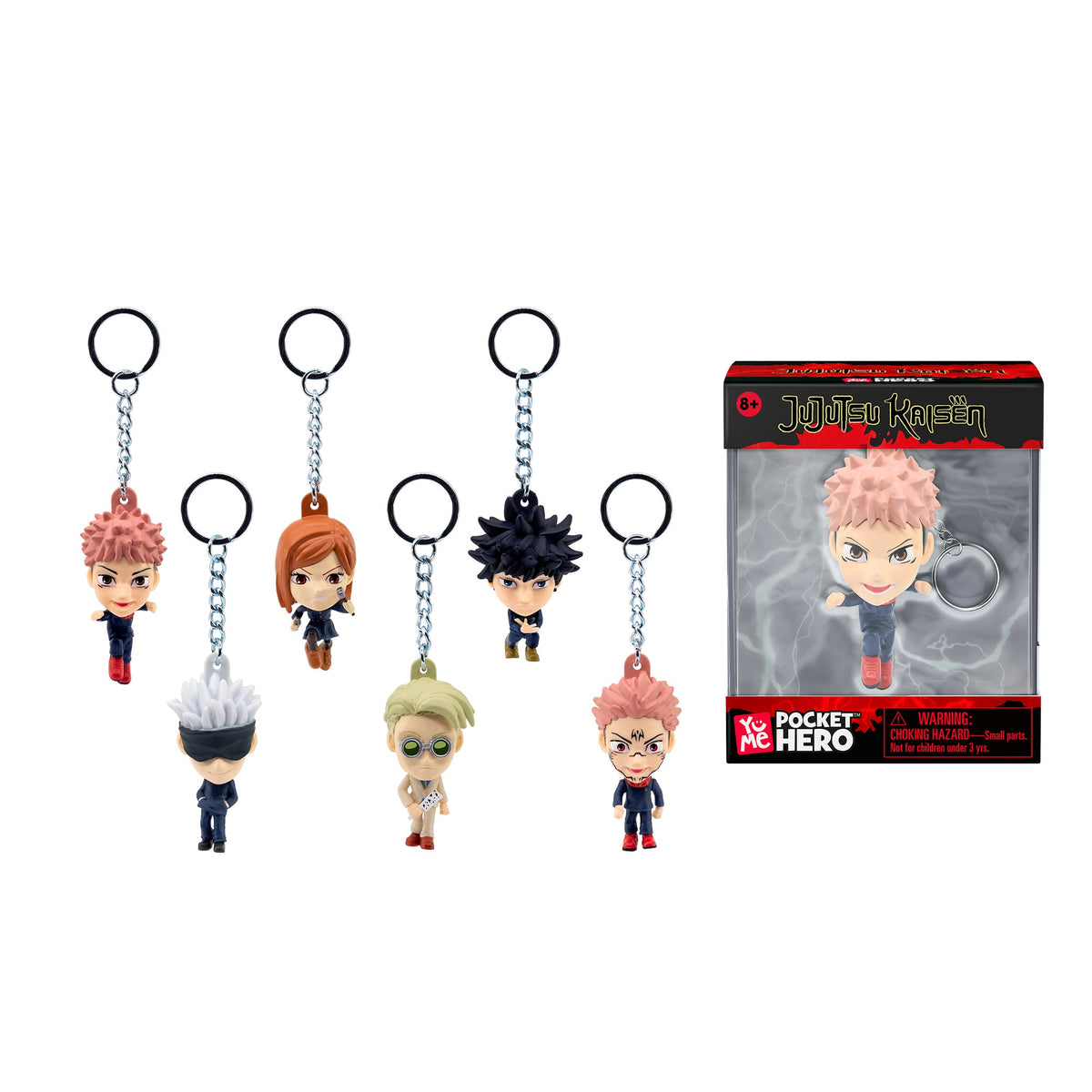 Jujutsu Kaisen Key Chain Pocket Hero Assortment 1-piece