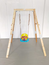 Dynamic Sports Growing Giraffe Adjustable Wooden Swing Set