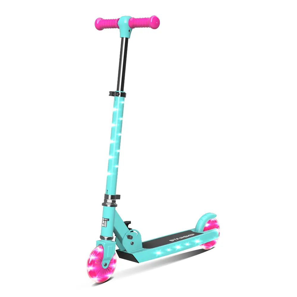 LiT Starship Bright Turquoise 2 Wheels Scooter Ride-On