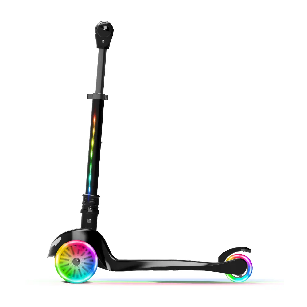 LiT Nova 3 Wheel Scooter Ride-On with Lava LED Wheels