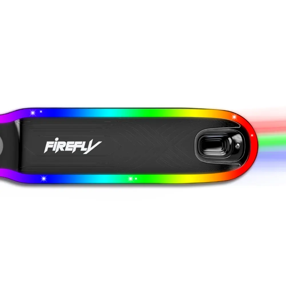 LiT Firefly 3 Wheels Ride-On Scooter with Lava LED Perimeter Deck
