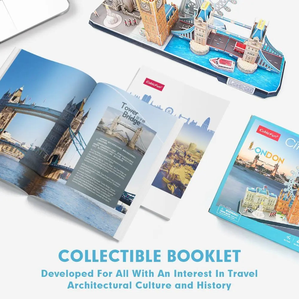 CubicFun 3D Puzzles City Line London 107 Pieces