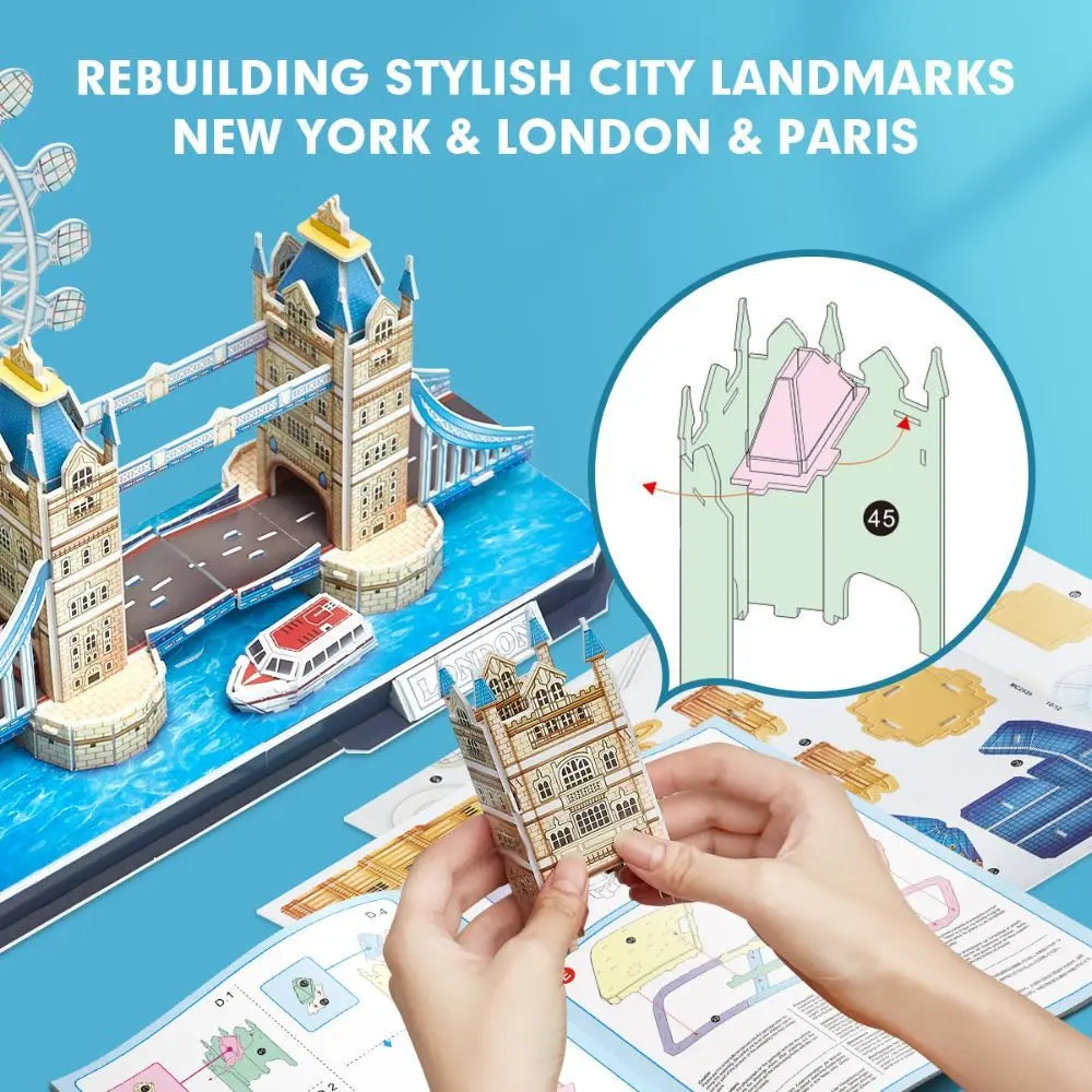 CubicFun 3D Puzzles City Line London 107 Pieces