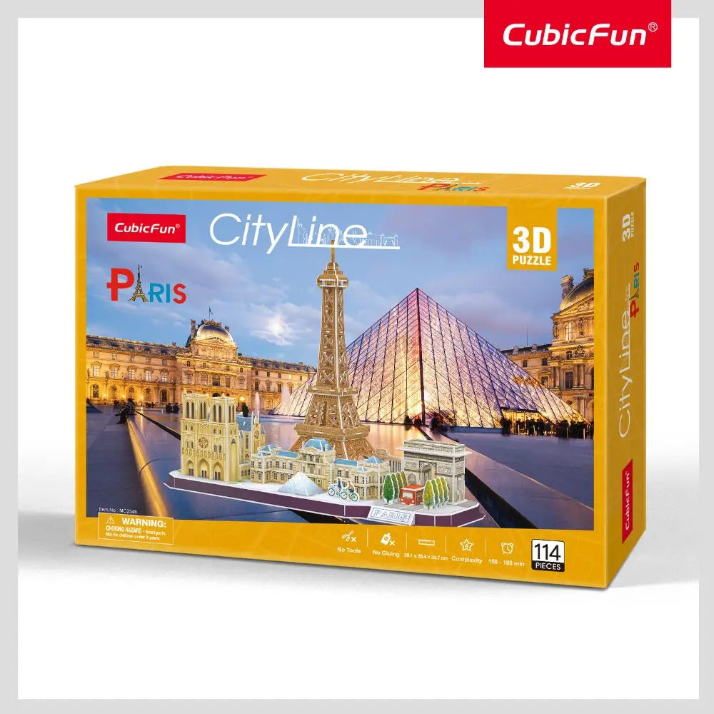 ٣D أحجية City Line Paris ١١٤-قطعة