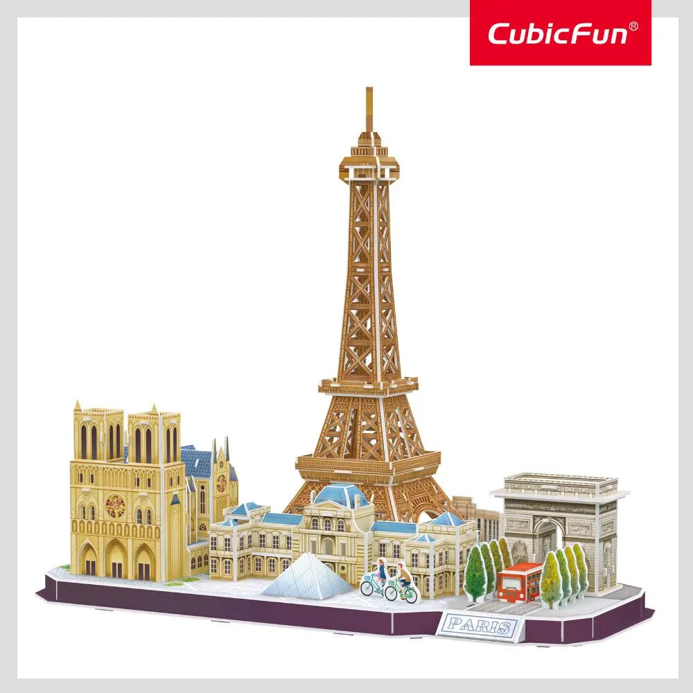 ٣D أحجية City Line Paris ١١٤-قطعة