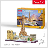 ٣D أحجية City Line Paris ١١٤-قطعة