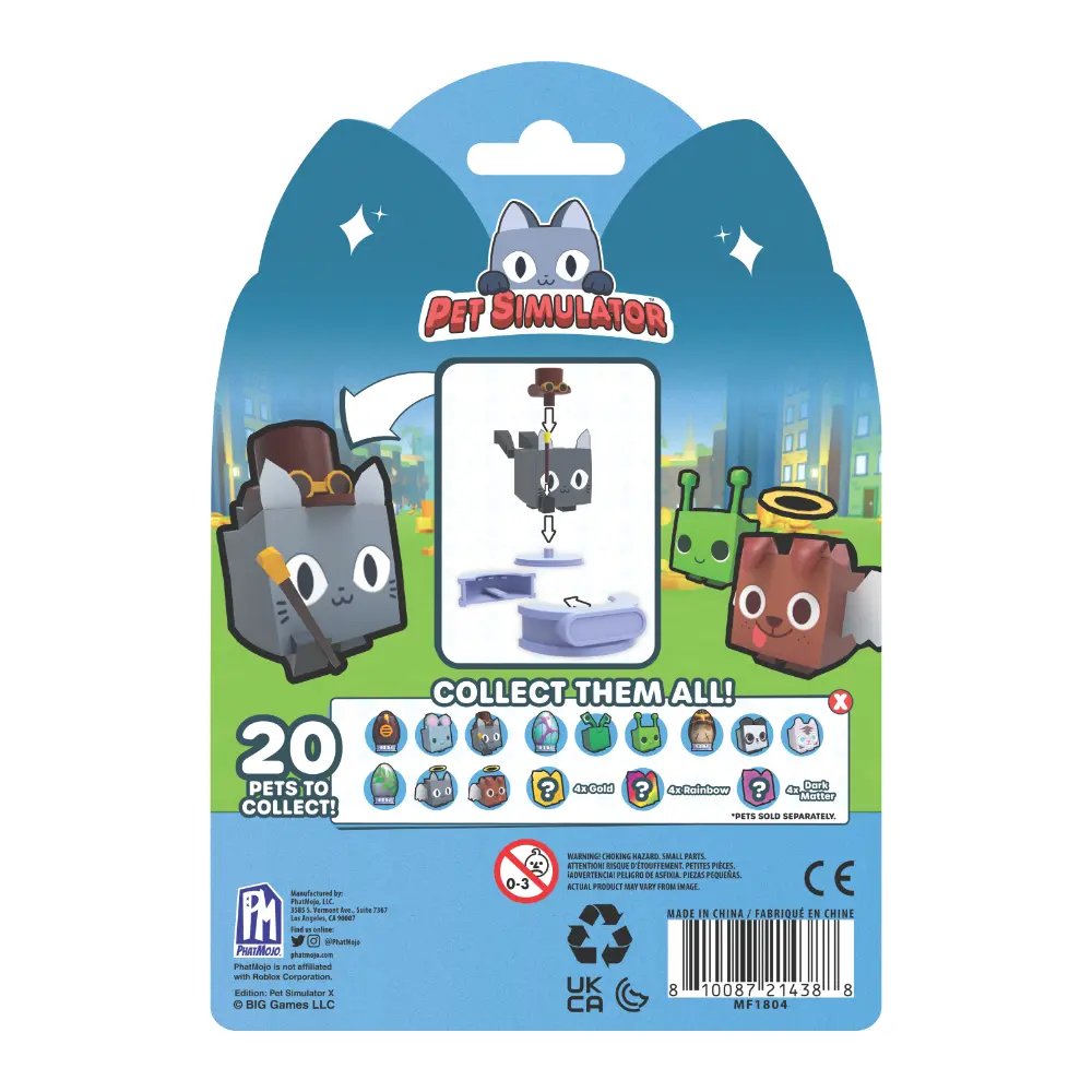 Pet Simulator X Mystery Egg DLC 1pk 3-Inch
