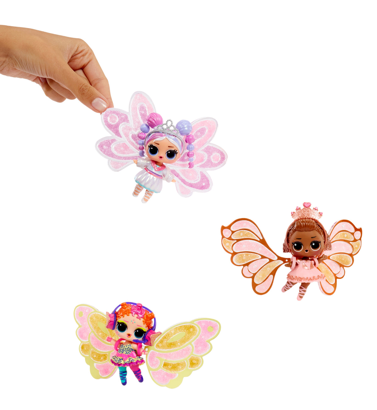 L.O.L. Surprise Fairy Tots دمية مع Custom Wing - Magic Crystal مجموعة أشغال يدوية