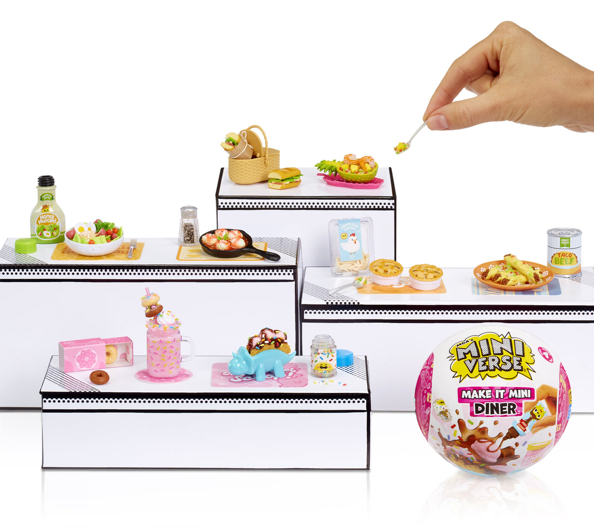 Miniverse Make It صغير Food Diner Series ٤ Collectible