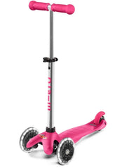 Mini Plus LED Pink Scooter Ride-On for Kids