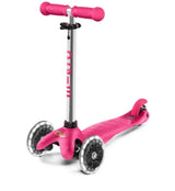 Mini Plus LED Pink Scooter Ride-On for Kids
