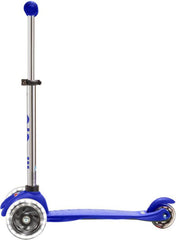 Mini Plus LED Blue Scooter Ride-On for Kids