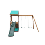 Mountpeak Matterhorn Swing Set & Playhouse with Slide