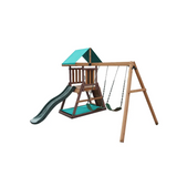 Mountpeak Matterhorn Swing Set & Playhouse with Slide