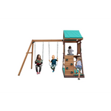 Mountpeak Matterhorn Swing Set & Playhouse with Slide