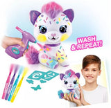 Airbrush Plush Kitty Soft Interactive Toy with Accessories for Kids