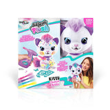 Airbrush Plush Kitty Soft Interactive Toy with Accessories for Kids